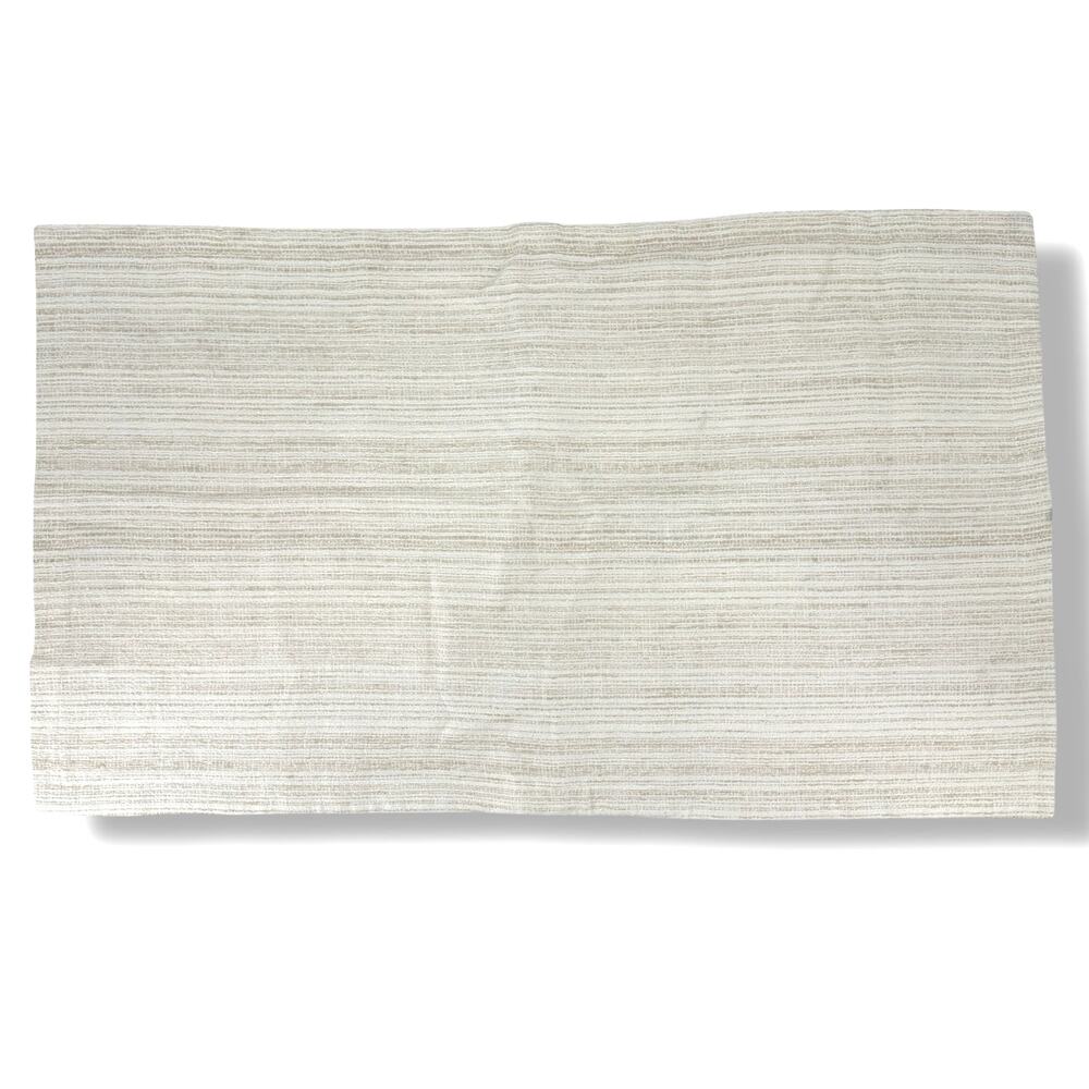 Restoration Hardware Striated Cotton Linen Pillow Sham King Size Natural